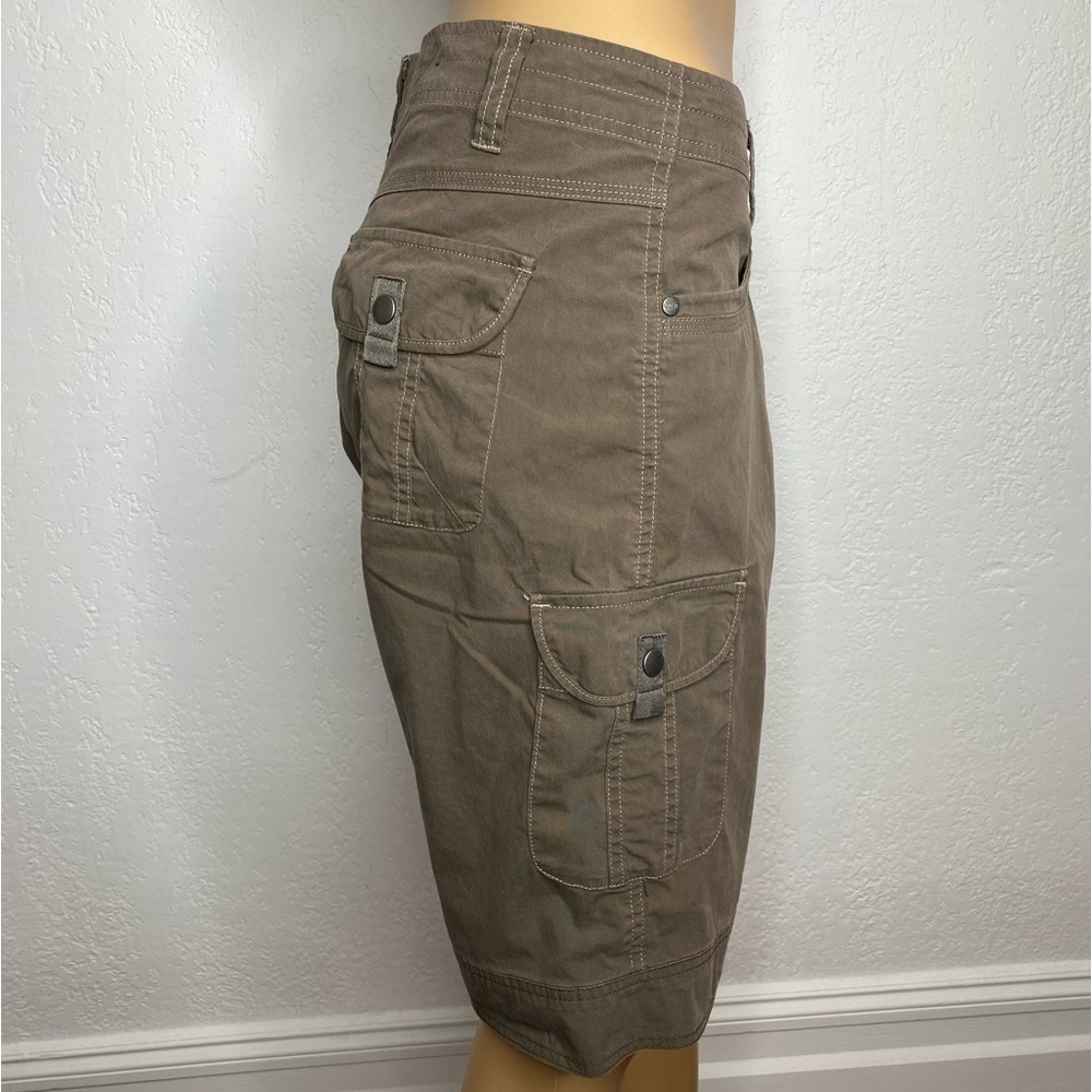 Kuhl Splash Vintage Patina Dye 11" Cargo Hiking Shorts Women’s Size 10 Gray - Picture 4 of 13